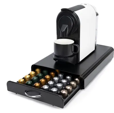 Immagine prodotto di Porta capsule per caffè con cassetto, adatto a 60 capsule Nespresso