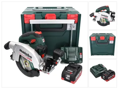 Obrázok produktu pre Metabo KS 18 LTX 66 BL Akumulátorová okružná píla 18 V 165 mm + 1x batéria 10,0 Ah + nabíjačka + metaBOX
