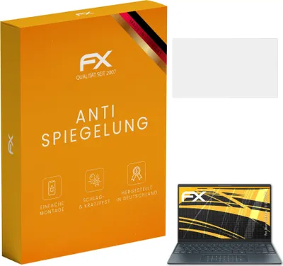 Produktbild von atFoliX 4061186251910, Laptop Bildschirmschutz, Transparent, Asus, ZenBook 13UX325EA, Anti-Glare Bildschirmschutz, Kratzresistent