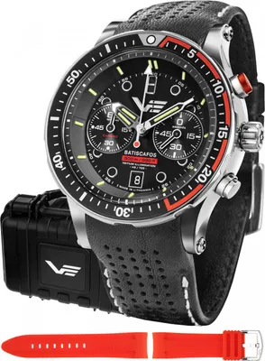 Zdjęcie produktu dla Zegarek męski czarny z bransoletą ze stali nierdzewnej - Vostok Europe Model: 6S21-511A771B