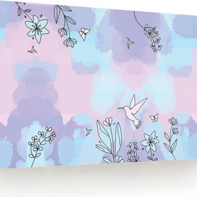 Produktbild von OXYBAG Tischset 60x40cm Kolibri