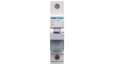 Immagine prodotto di Interruttore automatico 1P C 6A 6kA AC MCN106E