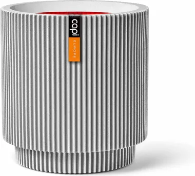 Produktbild von Capi Europe Gefäß zylinder Groove NL - 41x43 - Elfenbein