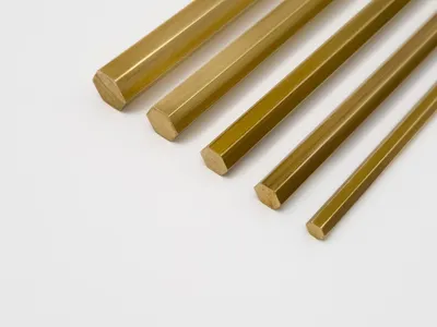 Obrázok produktu pre Mosadzné šesťhranné tyče Ms58 (CW614N), šírka cez rovinu: 30 mm, dĺžka: 1000 mm