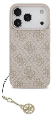 Obrázok produktu pre Guess – Hardcase 4G Charm Cradle MagSafe obal na iPhone 17 Pro Max – ružový