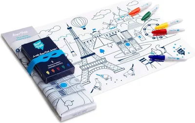 Immagine prodotto di Disegno da colorare in silicone - PARIGI