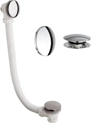Obrázek produktu pro MODEL U2 vyskakovací odpad bez přívodu, click-clack, d. 900 mm, zátka 72 mm, chrom