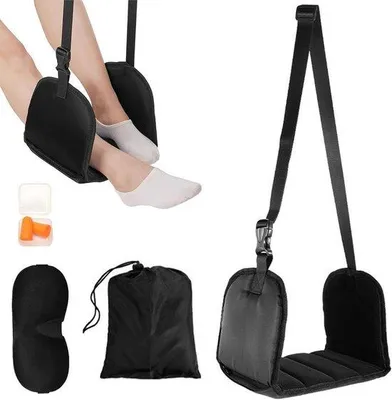 Image de Repose-pieds réglable en hauteur en mousse à mémoire de forme Premium pour le voyage