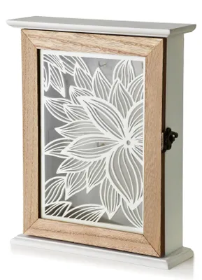 Produktbild von Schlüsselkasten Holz/MDF Stacy STACY 20x6x24,5 cm Weiß 1 Stück