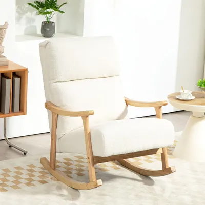 Immagine prodotto di Sedia a dondolo - Poltrona - Sedia da pranzo - Poltrona relax - Design ergonomico
