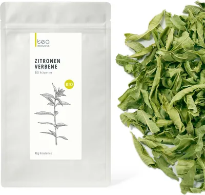 Produktbild von Zitronenverbene (Verveine Tee), BIO-Kräutertee, 40g