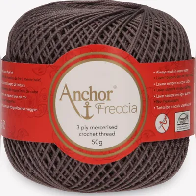 Obrázok produktu pre Anchor Freccia 6 – bavlnená priadza na háčkovanie (farba 00589)