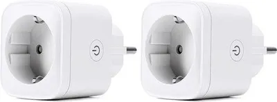 Immagine prodotto di Interruttore WiFi intelligente - Compatibile con Alexa e Google Assistant - Controllo wireless a 24 GHz - 16 A - Confezione da 2