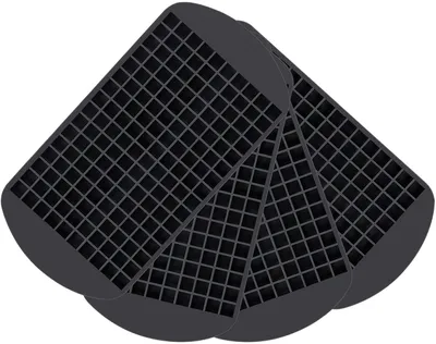 Mini-Eiswürfelform Silikon, 4er-Set, 160 Würfel, 1x1 cm