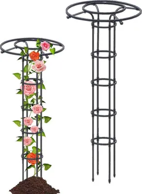 Produktbild von Famanu Pflanzengitter 18 m - Unterstützung für Weinreben, Tomaten und Rosen - Topf-Gitter