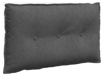 Produktbild von Komfortables Rückenkissen aus Cordstoff, 80x50x19 cm, Dunkelgrau, Innenbereich, mit Polyesterfüllung