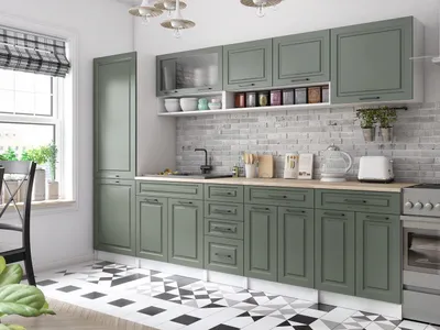Obrázek produktu pro Kuchyňská linka BIRGID 300cm - Olive