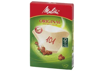 Produktbild von Melitta Original filtrační papíry na kávu 101 přírodní hnědá 40 kusů