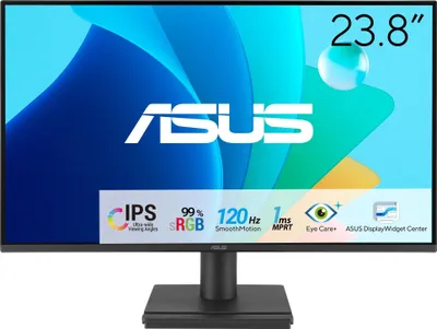 Produktbild von Monitor, ASUS VA249HG Eye Care, 24 Zoll, IPS, Full HD, 120Hz, 1ms, Adaptive-Sync, 99% sRGB
