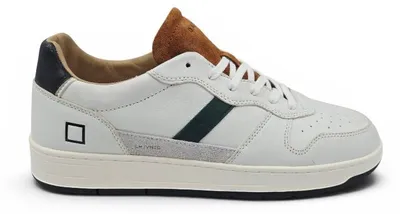 Obrázok produktu pre D.A.T.E. CURT 2.0 VINTAGE WHITE-CUOIO Pánske kožené tenisky, biele