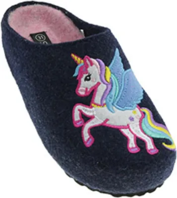 Produktbild von SUPERSOFT Kinder Hausschuh Einhorn blau EUR 32