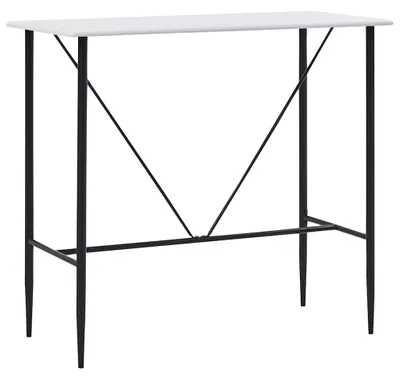 Imagen del producto de vidaXL Juego de 5 piezas para bar, tapizado en tela, color negro
