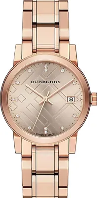 Obrázek produktu pro Dámské hodinky Burberry The City v barvě růžového zlata
