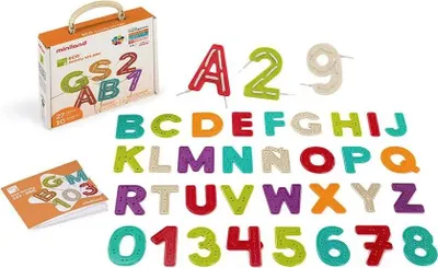 Image de Jeu de puzzle éducatif Eco Letters and Numbers