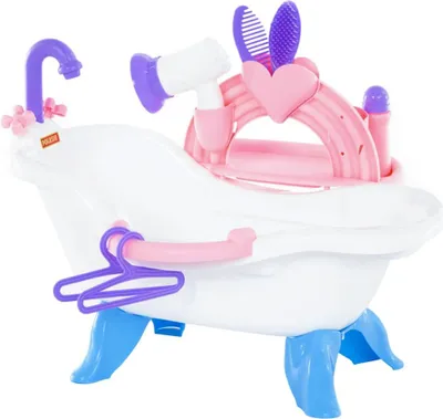 Produktbild von Polesie wader 7-tlg. Puppenbadewanne Set 83x53x41,5 cm Polypropylen