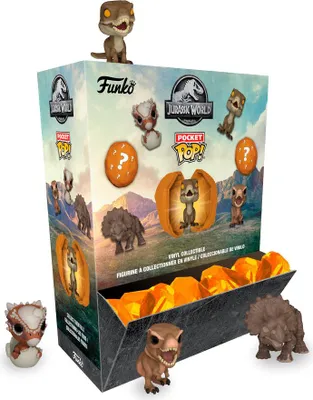 Immagine prodotto di Jurassic World Pocket POP! figure in vinile Ambra 4 cm (casuale)