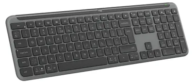 Produktbild von LOGITECH Signature Slim K950 Keyboard wireless Bluetooth 5.1 LE Pan Nordic graphite (PAN)