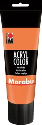 Produktbild von Marabu 12010025013, 225 ml, Orange, Satin, Tube, Wasserfest
