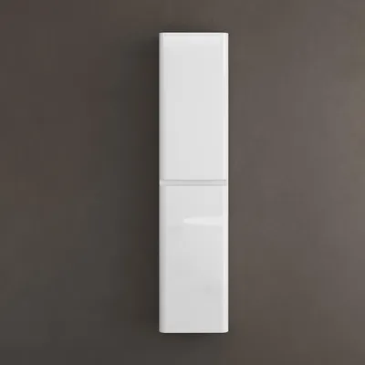 Immagine prodotto di doporro Armadio Colonna Bagno 35x20x150cm, Mobile Bagno Alto Multiuso con 2 Ante e 4 Vani, Bianco, Lucca