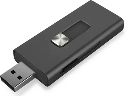 Obrázek produktu pro Čtečka karet KSIX Micro SD Black