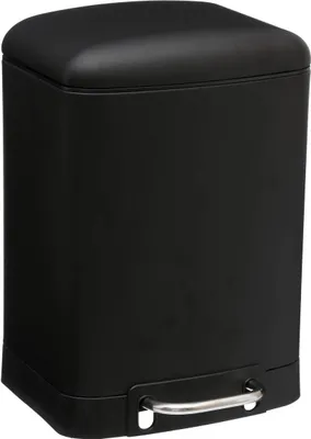 Immagine prodotto di 5 five simply smart - bidone a pedale in metallo da 6 l "ariane" nero