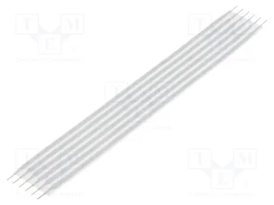 Obrázok produktu pre 1x konektor: plochý kábel, pripojenie: plochý kábel, šírka: 2,54 mm, dĺžka: 101,6 mm, kód: 1-1447188-1, typ: FFC (FPC)