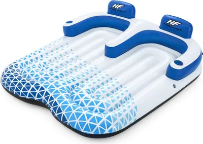 Produktbild von Bestway® Hydro-Force™ Indigo Wave™ Poolliege für 2 Personen 191 x 107 cm