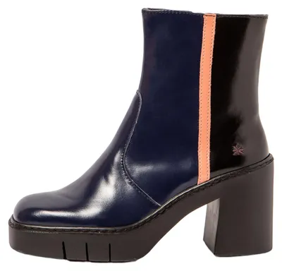Produktbild von Art Stiefeletten mit Absatz Damen 1974 NAPPA SHINNY NAVY-BLACK/BERNA Bunt