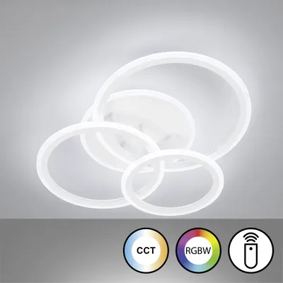 Produktbild von FISCHER & HONSEL Deckenleuchte GELDER B 60 cm beige Deckenlampe
