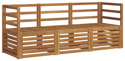 Immagine prodotto di vidaXL Set di 3 divani in legno massello di acacia naturale