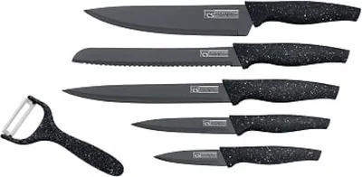 Produktbild von Carl Schmidt Sohn Marburg Messerset, Edelstahl, schwarz