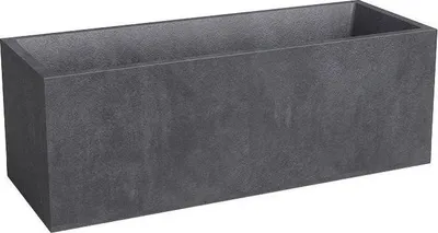Image de Jardinière ARTEVASI Sydney, Plastique Anthracite, 100 cm, 98 L, 99.5x39.5x43 cm