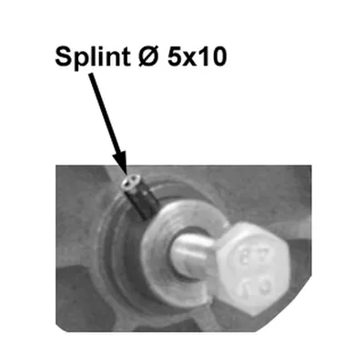 Produktbild von ATIKA Ersatzteil | Splint Ø 5 x 10 mm für Wippkreissäge BWS 500