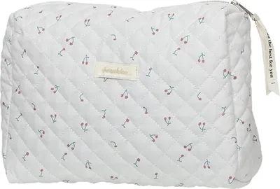 Image de Aucuu Voyage Trousse de toilette Coton Grande fleur Femme