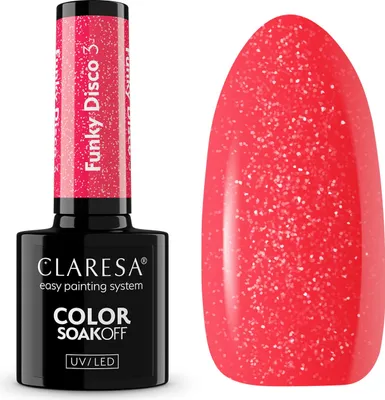 Produktbild von Claresa Soak Off UV/LED Funky Disco Gel-Nagellack 3,5 g
