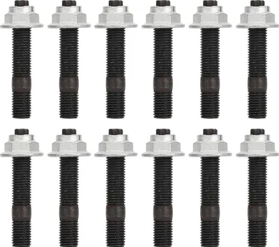 Image de Kit d'écrous de tige de collecteur d'échappement adaptable sur Toyota 1HZ 1HDT 4.2L 70 75 80 100 série 9017910128