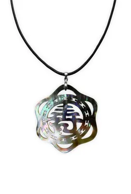Produktbild von Halskette »GLÜCKSBRINGER« - Einzigartiger Perlmutt-Schmuck für Glück