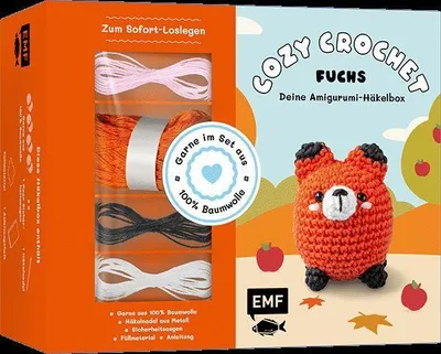 Produktbild von Cozy Crochet - Deine Amigurumi-Häkelbox: Fuchs