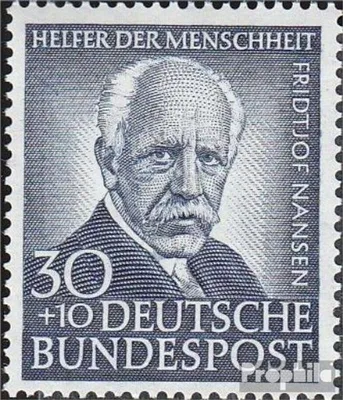 Produktbild von Briefmarken BRD (BR.Deutschland) 1953 Mi 176 postfrisch Helfer der Menschheit (IV)