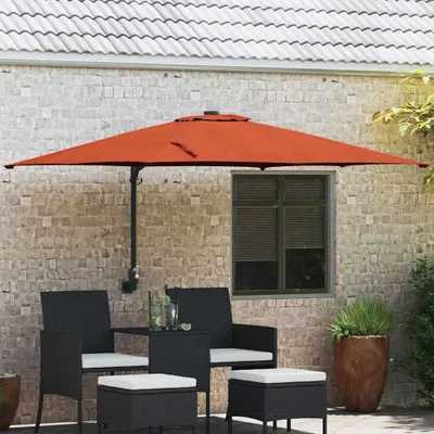 Productafbeelding van Maison Exclusive - Tuinzonneparasol, terracotta, 248,5 x 247,5 x 160 cm